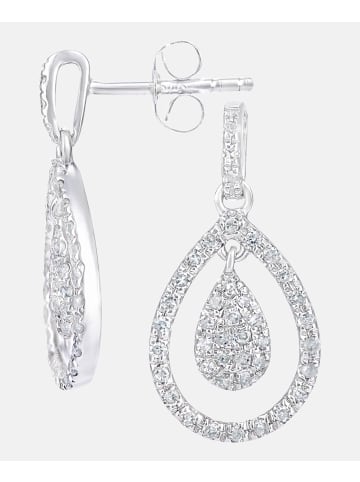Diamant L'éternel Ohrhänger aus 375 Weißgold mit Diamant