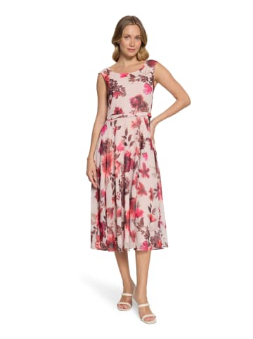 Vera Mont Cocktailkleid mit Print in Cream/Red
