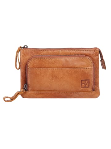 Bodenschatz Gürteltasche echt Leder in cognac