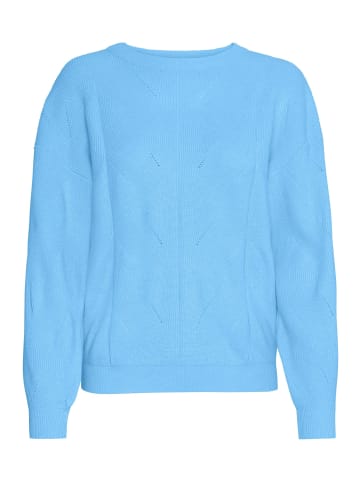 ICHI Strickpullover IHBOSTON Loose fit in Azure Blue