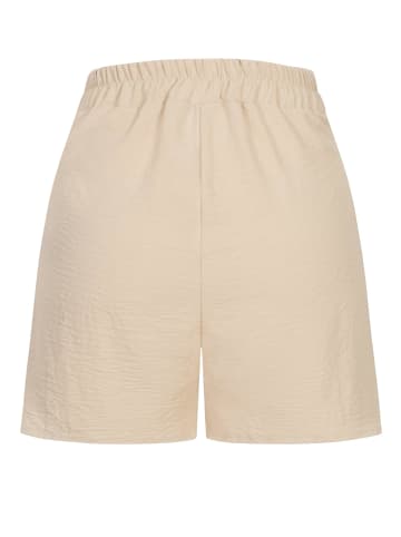 Cloud5ive Cloud5ive Cloud5ive Damen Shorts mit Deko-Bindegürtel u Elastikbund in beige