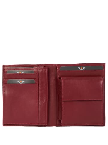 VLD VOi Leather Design Soft Rick Geldbörse Leder 10 cm granat