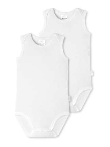 Schiesser Baby Bodies 2er-Pack Basic Kids in weiß