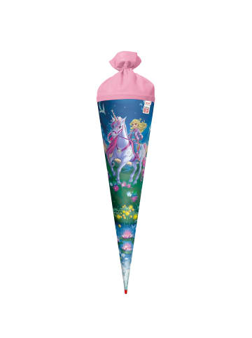 Schultüte groß 70 cm Magische Einhornreiterin Glitter in Bunt