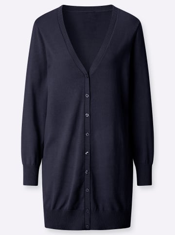 WITT WEIDEN Long-Strickjacke in marine