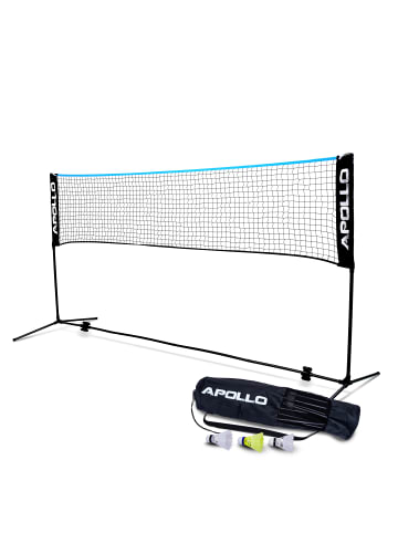 Apollo Badminton und Volleyball Netz " 300cm | 400cm | 500cm " in schwarz-blau