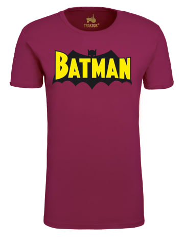 Logoshirt T-Shirt Batman Wings in rot-violett