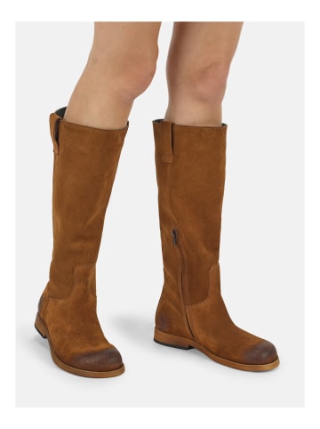 Felmini Wide Fit Stiefel MILA in Cognac