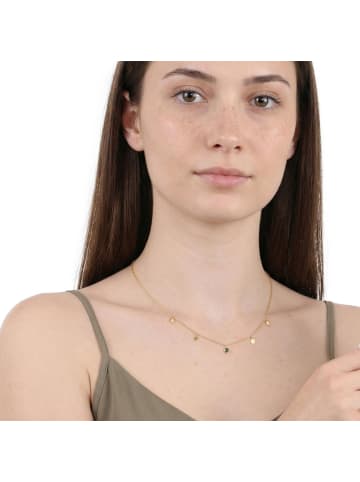 Noelani Kette mit Anhänger Silber 925, gelbvergoldet in gold