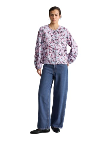 Marc O'Polo DENIM Crinkle-Bluse relaxed in Light Blue