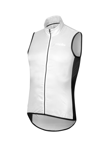 rh+ Fahrradweste Emergency Pocket Vest in white-black