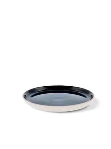 Bitz Teller Gastro in Weiss/Dunkelblau