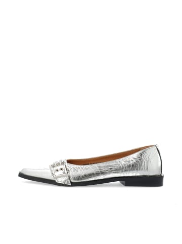 Bianco Ballerinas in Silver