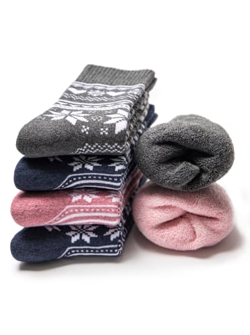 Occulto 6er Pack Warme Socken Smilla in Norweger