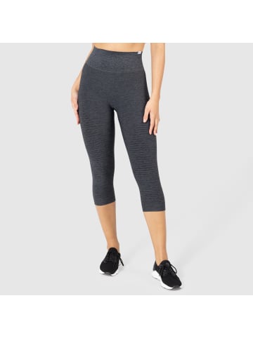 SMILODOX Capri Leggings Anita in Anthrazit Melange