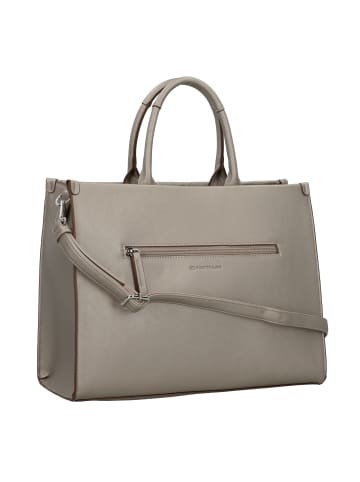 Tom Tailor Denice Schultertasche M 36 cm in metallic taupe