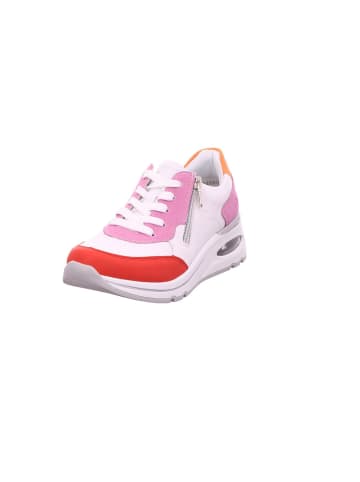 remonte Lowtop-Sneaker in flamme/weiss/flieder
