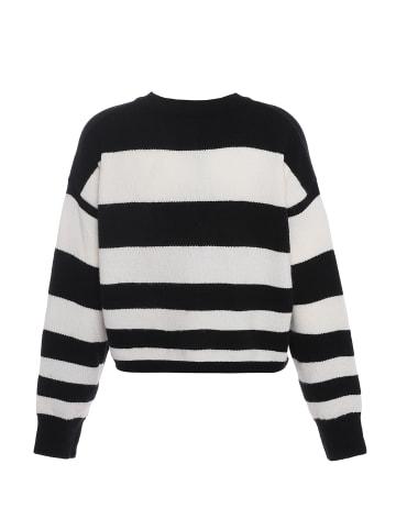 FENIA Damen Sweater in SCHWARZ WOLLWEISS