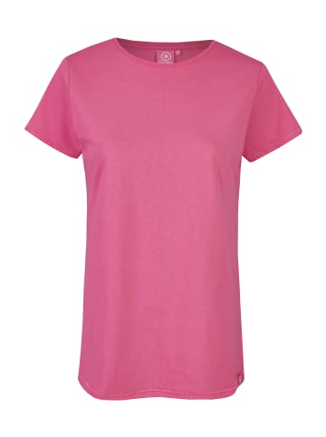 Salzhaut Rundhals T-Shirt für Damen in pink