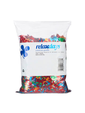 relaxdays 10x Konfetti-Sack in Bunt