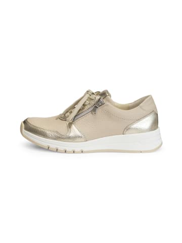 VITAFORM Hirschleder Sneaker in beige/gold