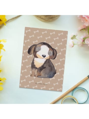 Mr. & Mrs. Panda Grußkarte Hund Entspannen ohne Spruch in Hundeglück