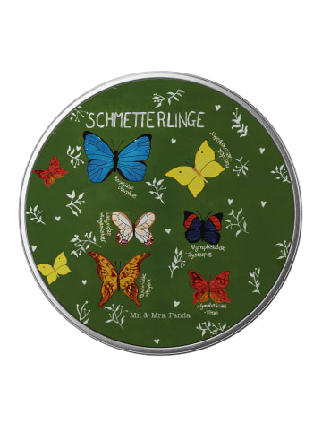 Mr. & Mrs. Panda gebäckdose Schmetterlinge mit Spruch in Bunt