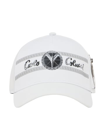 Carlo Colucci Baseball Cap Dienstl in Creme