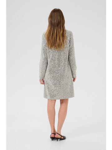 CULTURE Jerseykleid CUbia A-shape in Silver