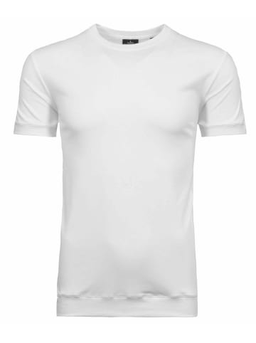Ragman Rundhals T-Shirt für Herren in weiss