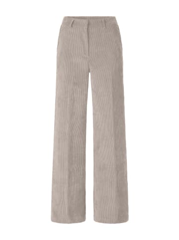 Rich & Royal Corduroy Wide Leg mit elastischem Bund in Pearl White