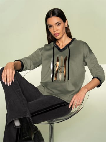 Heine Sweatshirt in khaki