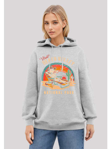F4NT4STIC Hoodie US National Parks Visit Death Valley in grau meliert