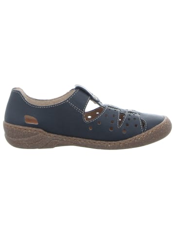 rieker Sportlicher Slipper in blau