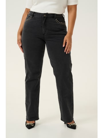 KAFFE curve Jeans KCloula Regular fit in Black Washed Denim