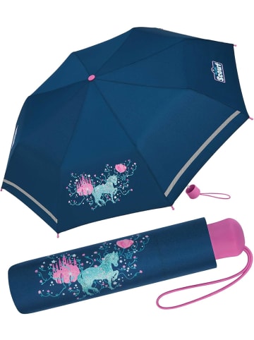 Scout Scout Kinder-Taschenschirm mit reflektierendem Streifen Dreamworld Regenschirm