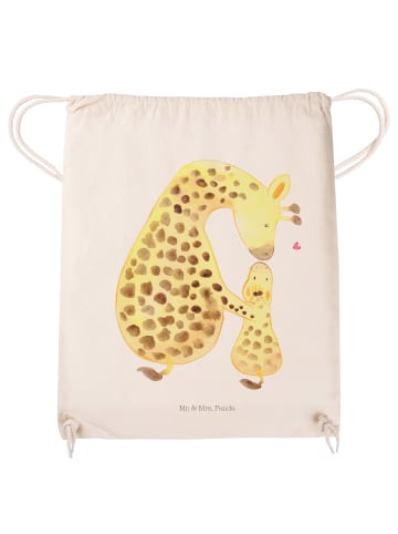Mr. & Mrs. Panda gymnastiktasche Giraffe Kind ohne Spruch in Creme