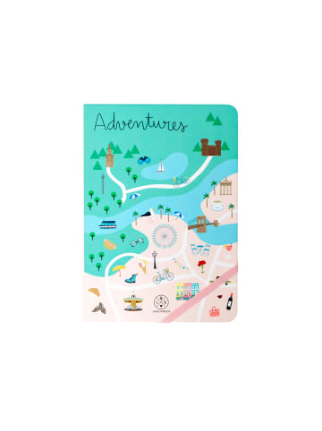 mr. wonderful  Notizbuch Lovely Streets - Adventures in Bunt