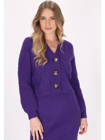 DreiMaster Vintage Damen Cardigan in Violett