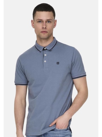 ONLY & SONS Poloshirt Onsefletcher in Beige / blau