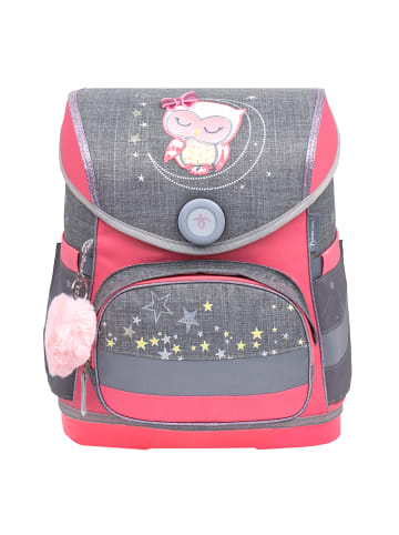 Belmil 4tlg-Set: Schulranzen Little Owl in rose – (H)37 x (B) 30 x (T) 19 cm