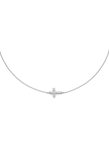 s.Oliver Armband Sparkle Cross in silber