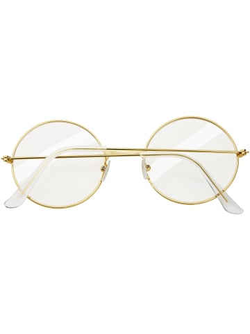 tectake Goldene Brille in Einheitsgröße, gold