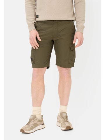 Camel Active Cargoshorts aus reiner Baumwolle in Olivgrün