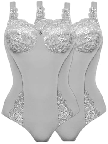 SUSA 2er Pack Body ohne Bügel Latina in grau grau