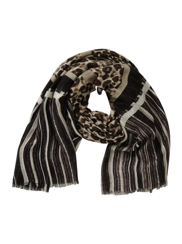 Betty Barclay Basic-Schal mit Aufdruck in Beige/Taupe