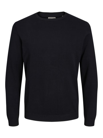 Jack & Jones Dünner Langarm Strickpullover Basic JJEBASIC in Schwarz