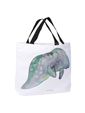 Mr. & Mrs. Panda Tote Bag Seekuh Chillen ohne Spruch in Weiß