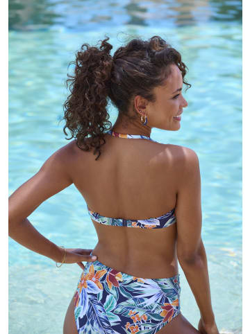 Sunseeker Bügel-Bandeau-Bikini-Top in marine-orange