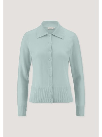 Hessnatur Hessnatur Strickjacke Regular aus Schurwolle mit Cashmere in polargrün